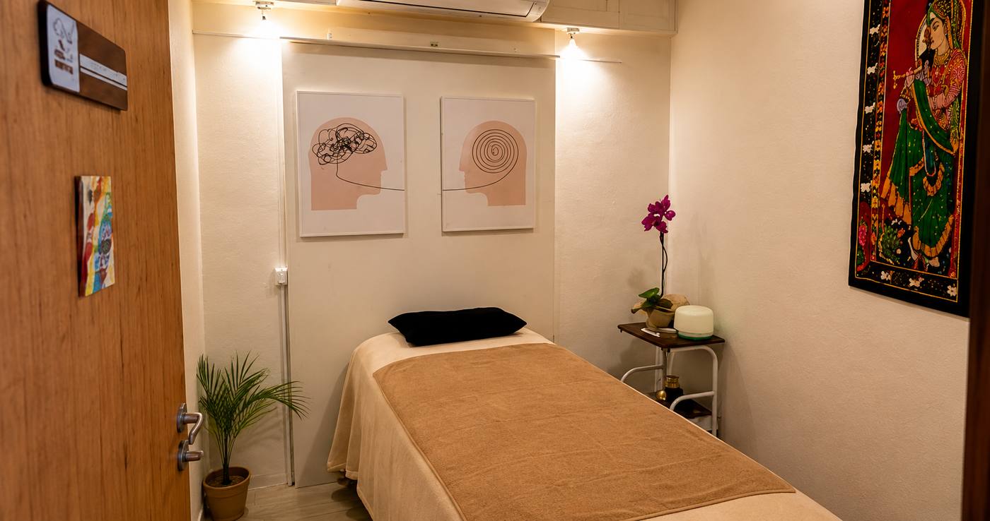 Sala de massoterapia do Renasense
